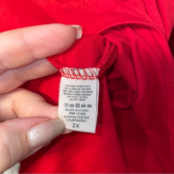 BearPaw 2-Piece Teddy Bear in Heart Pajama Set with Fleece Pants Size 2X - Picture 8 of 10